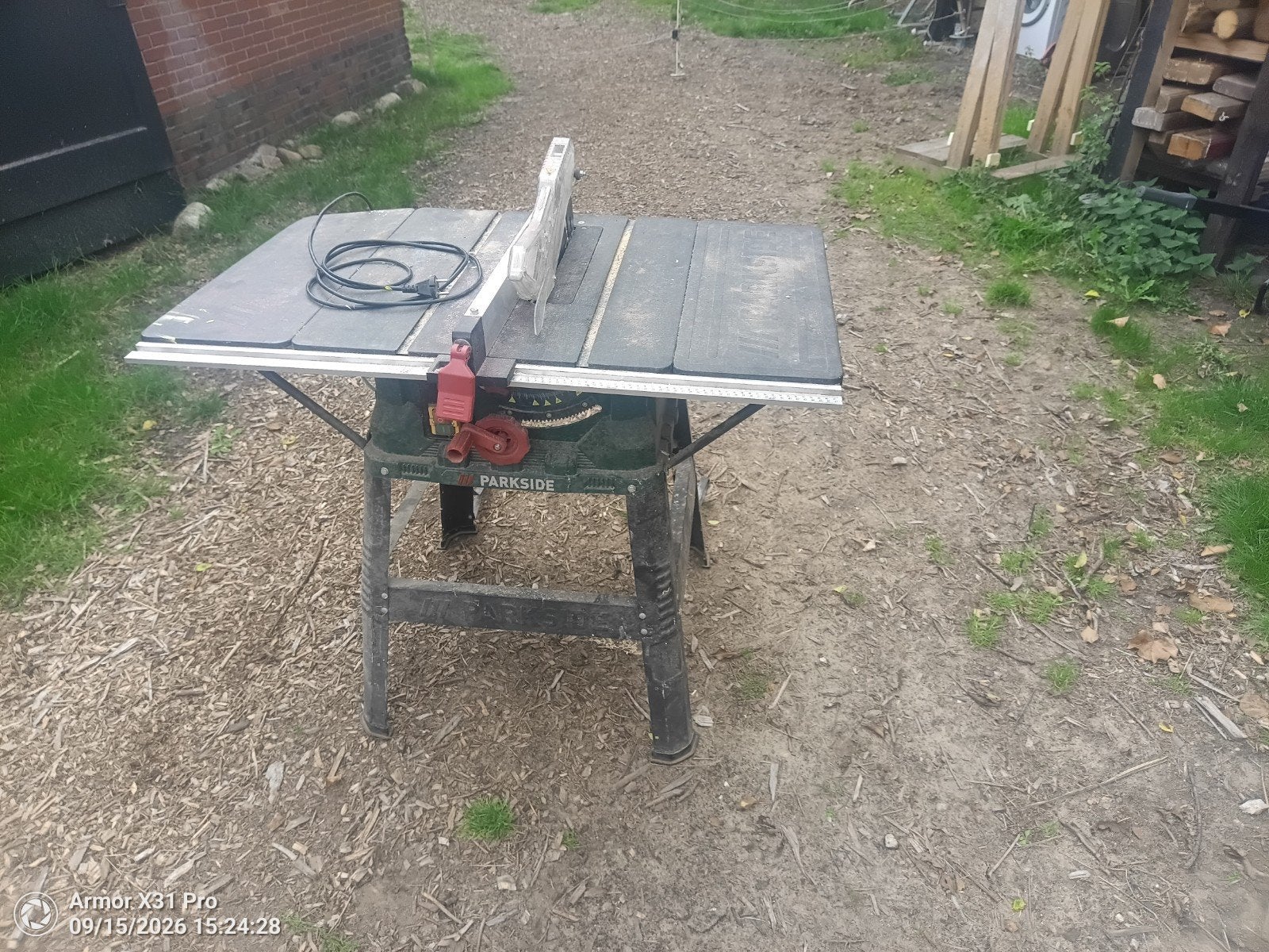 Parkside tafelcirkelzaag, Ophalen, Gebruikt, Cirkelzaag, 600 tot 1200 watt