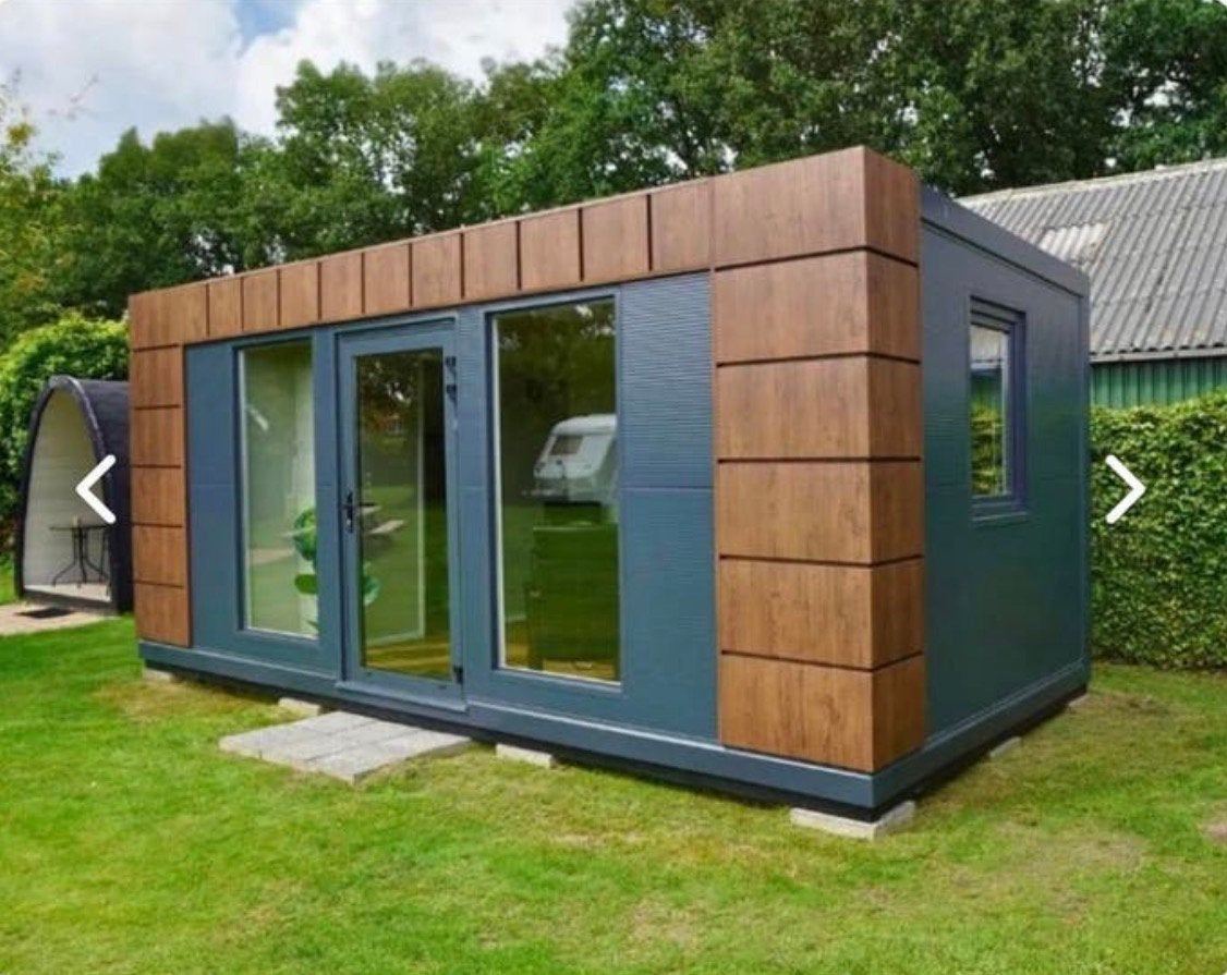 Luxe Tuin Unit (6 x 3 meter) - incl. keukenblok, Ophalen, Zo goed als nieuw