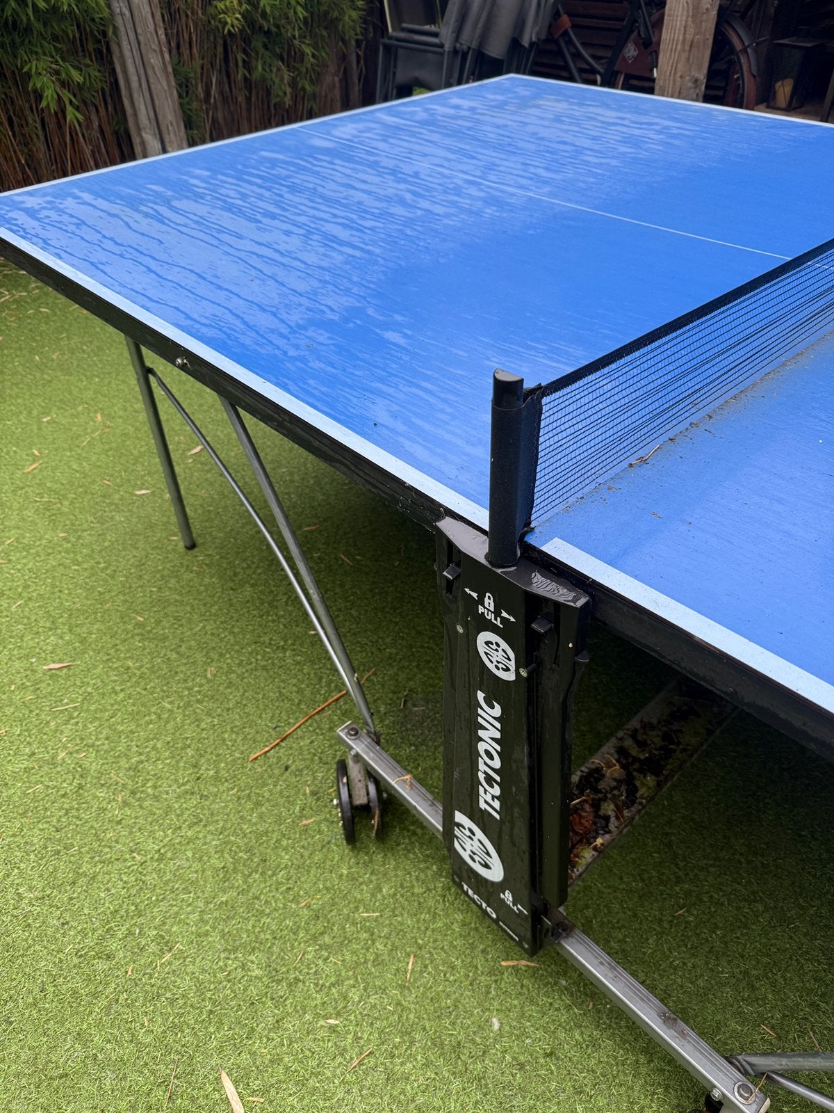 OUTDOOR TAFELTENNISTAFEL, Ophalen of Verzenden, Gebruikt, Tafel Outdoor, Verrijdbaar