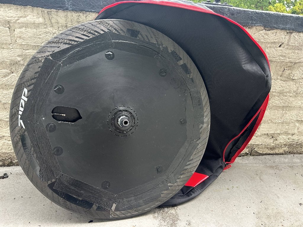 ZIPP 858 NSW TL Disc + disc cover, Fietsen en Brommers, Fietsonderdelen, Wiel, Zipp, Racefiets, Ophalen of Verzenden