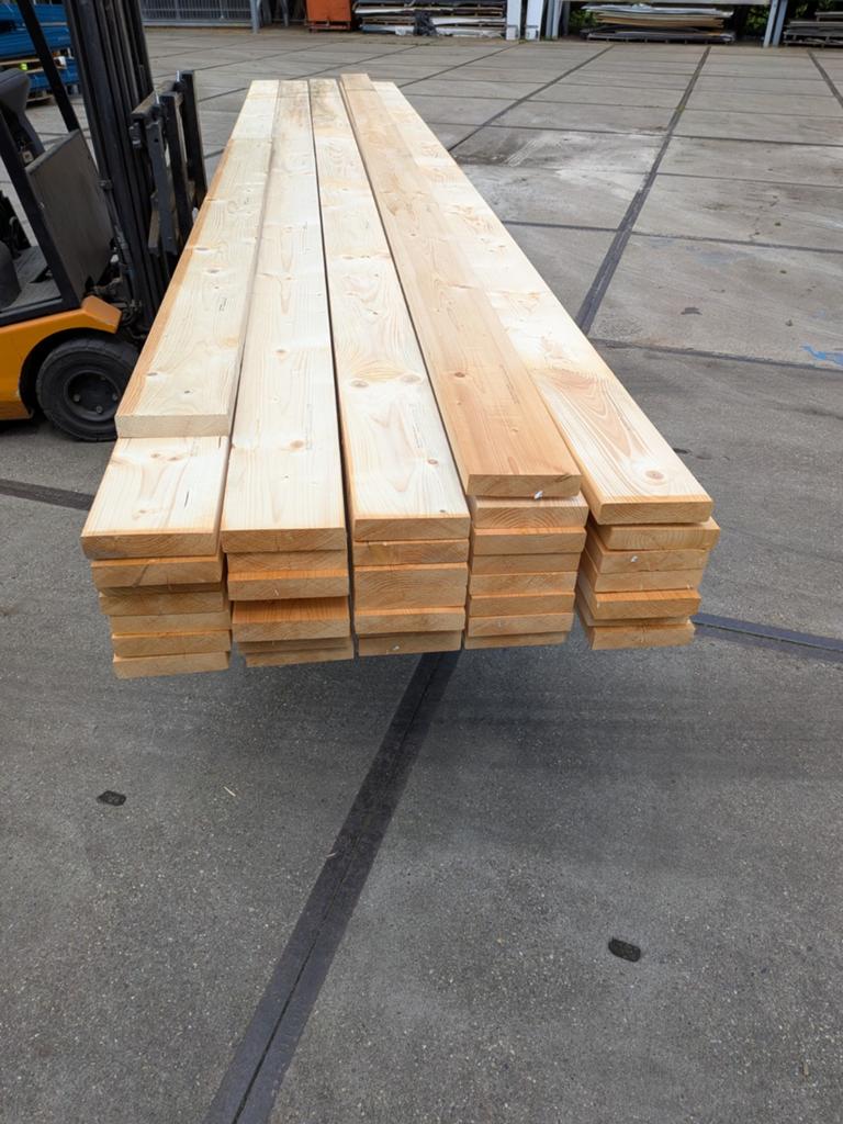 Nieuwe vuren geschaafde balken, Ophalen, Nieuw, 250 cm of meer, Balken