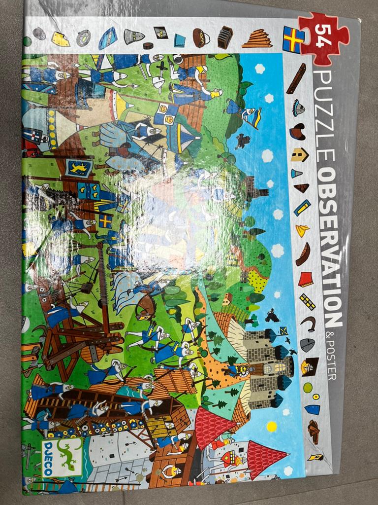 Mooie puzzel 54 stukjes, Ophalen, Meer dan 50 stukjes, Zo goed als nieuw, 4 tot 6 jaar