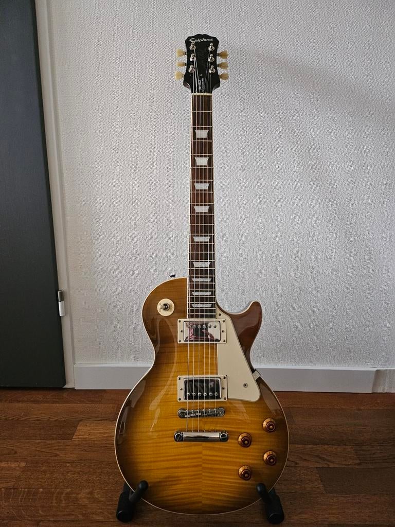 Epiphone Les Paul Standard Pro Honeyburst, Muziek en Instrumenten, Snaarinstrumenten | Gitaren | Elektrisch, Ophalen, Gebruikt