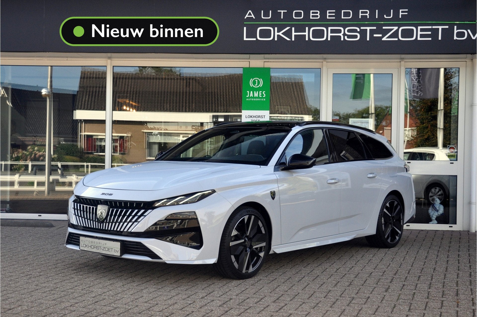 Peugeot 308 SW 1.6 Plug-in Hybrid 195 GT | Panoramadak | 360, Auto's, Dealer onderhouden, 196 pk, Gebruikt, 4 cilinders