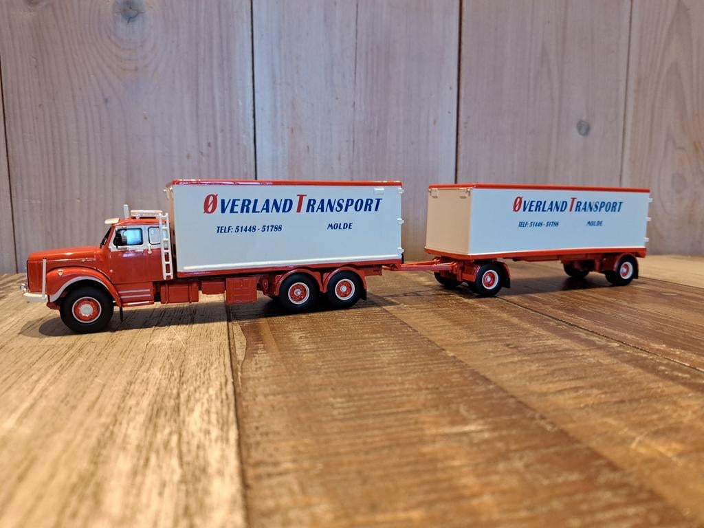 Tekno Scania Vabis LS76 van Overland, ., Nieuw, ., Ophalen of Verzenden