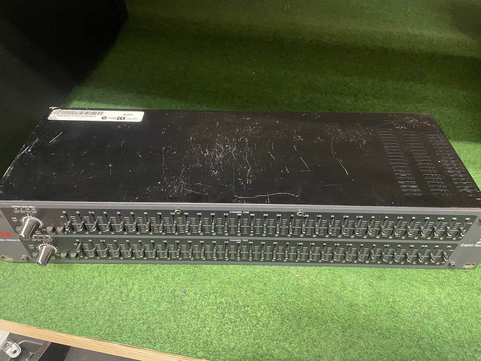 DBX 231S Grafische Equalizer, Ophalen of Verzenden, Zo goed als nieuw, Equalizer
