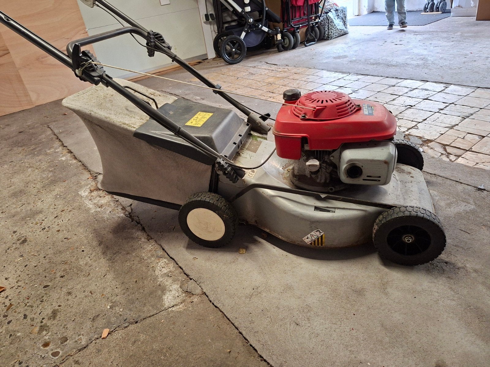 Honda GCV 160 Benzine Grasmaaier, Ophalen, Cirkelmaaier, Honda, Gebruikt