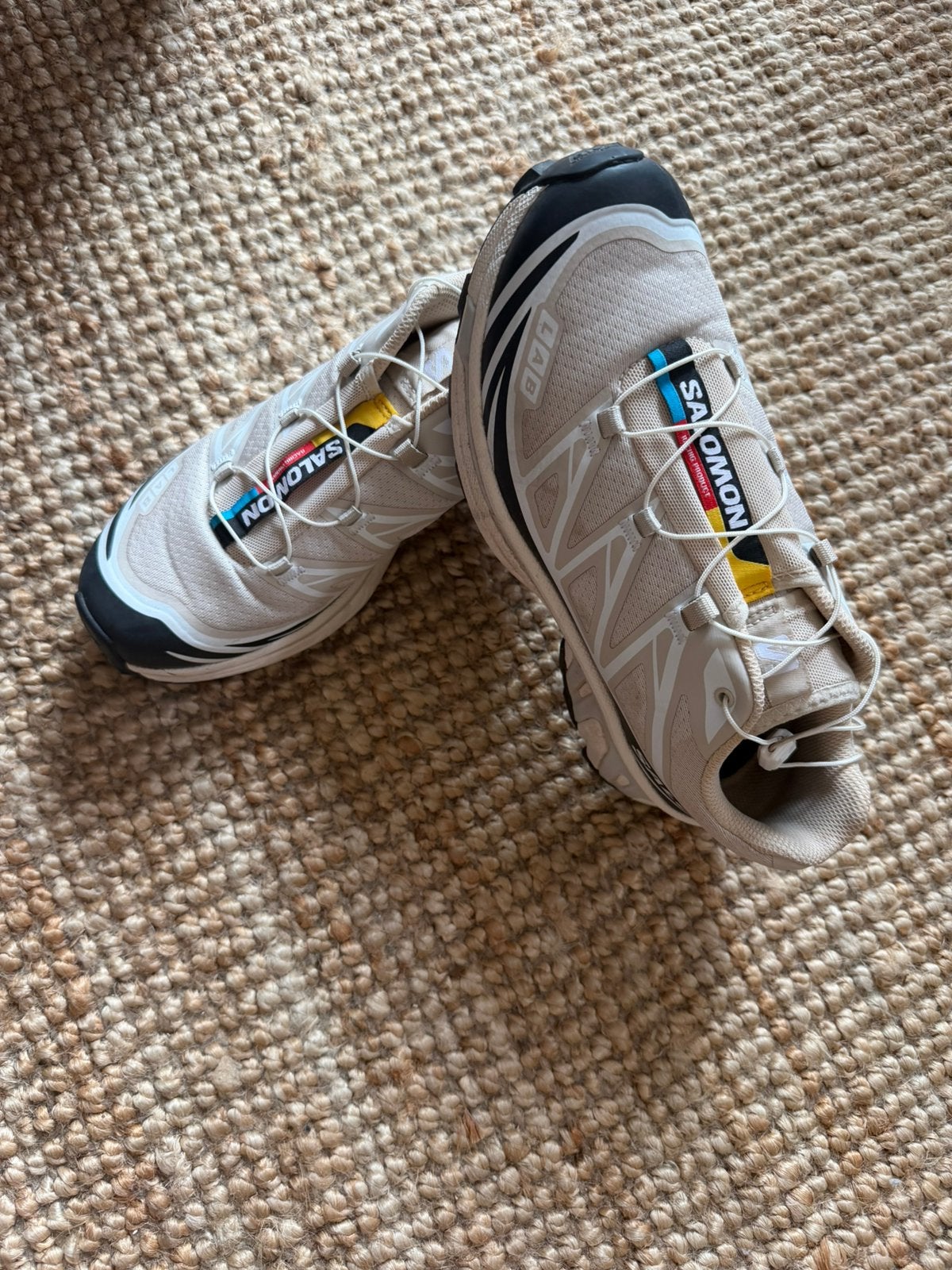 Salomon XT6 sneakers, Beige, Ophalen of Verzenden, Sneakers of Gympen, Zo goed als nieuw