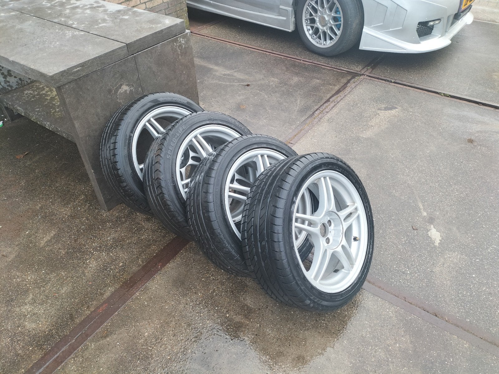 4x100 17 inch velgen, Ophalen, Gebruikt