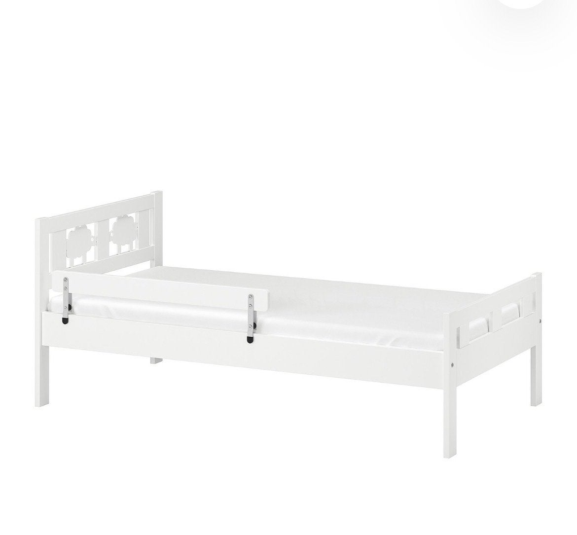 IKEA SMÅSTAD Kinderbed met uitvalbeveiliging, Ophalen, 70 tot 85 cm, Zo goed als nieuw, Lattenbodem