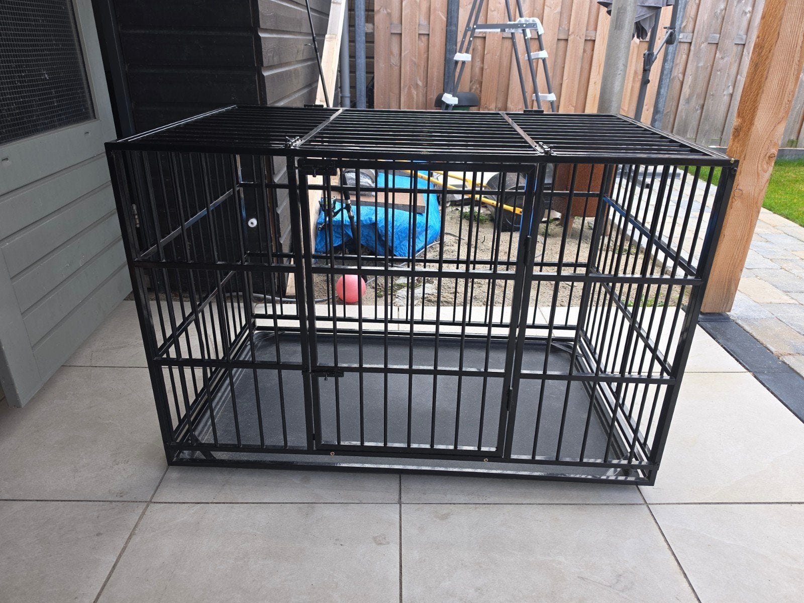 honden bench, Dieren en Toebehoren, Ophalen, Zo goed als nieuw