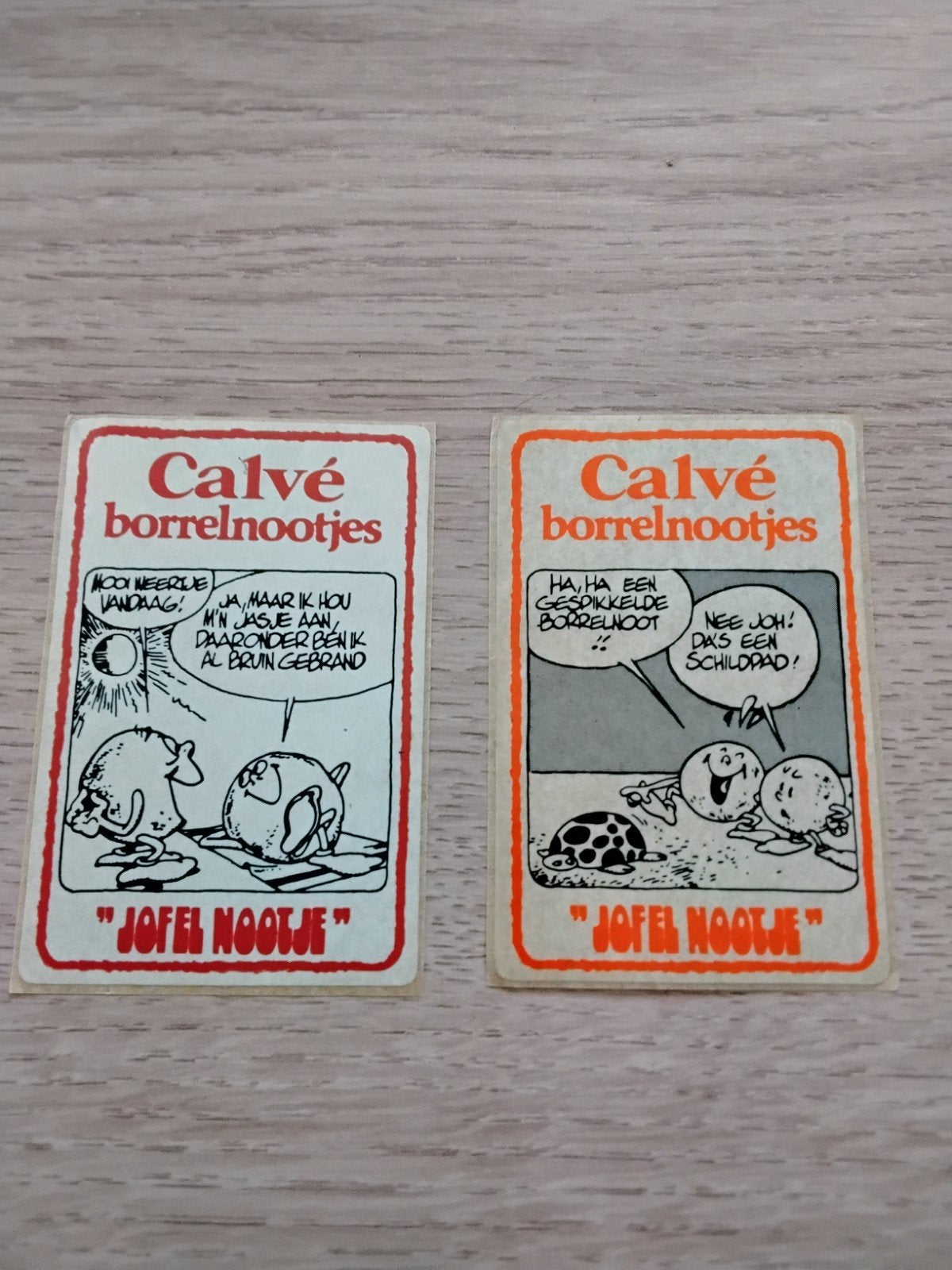 2x vintage sticker Calvé, Verzamelen, Ophalen of Verzenden, Zo goed als nieuw