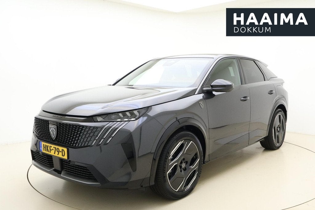Peugeot e-3008 GT Avantage 210 73 kWh | Trekhaak | Panoramic, Auto's, Peugeot, 213 pk, SUV of Terreinwagen, Zilver of Grijs, Startonderbreker