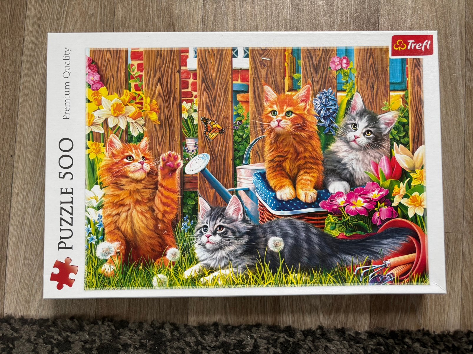 Legpuzzel Trefl Katten 500 stukjes, Ophalen of Verzenden, 500 t/m 1500 stukjes, Zo goed als nieuw, Legpuzzel