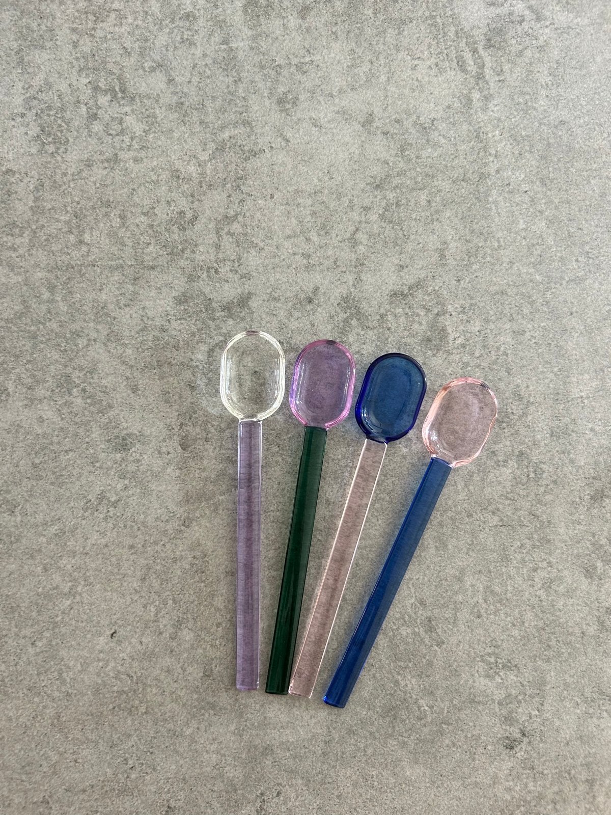 Sissy-Boy glazen lepeltjes - set van 4, Ophalen, Zo goed als nieuw, Overige materialen