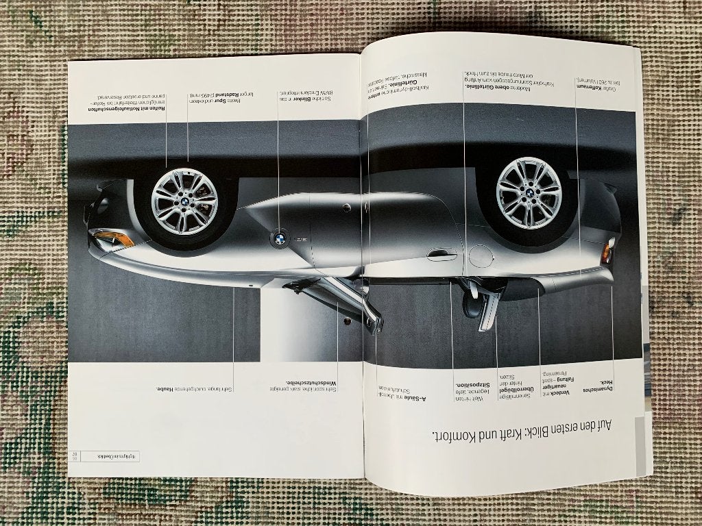 Foto 5 van Product informatie brochure BMW Z4 roadster E85 2002 izgs