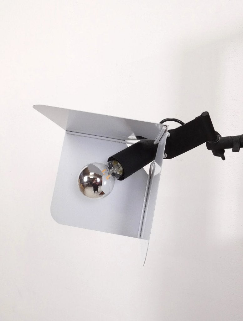 Triedro clip lamps - Joe Colombo for Stilnovo, Huis en Inrichting, Ophalen of Verzenden, Gebruikt, E27 (groot), Wit