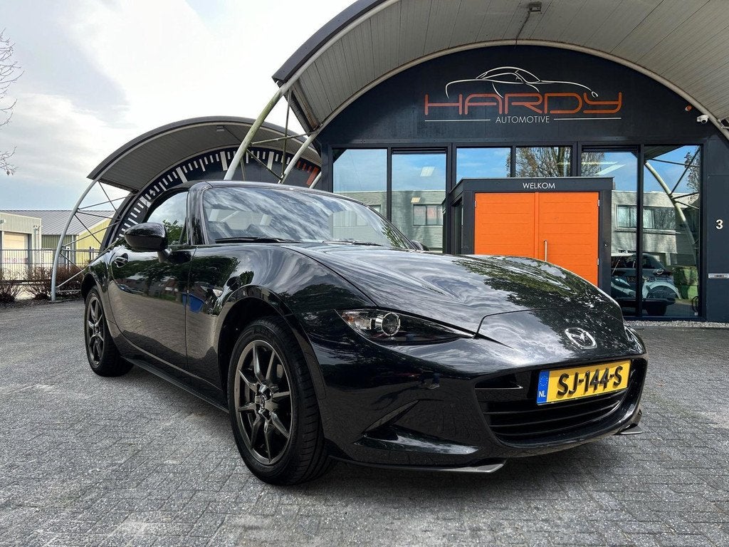 Mazda MX-5 1.5 SkyActiv-G 131 GT-M Zwart / Bruin Leder NL-Au, Auto's, Mazda, Bedrijf, Te koop, MX-5, ABS, Airbags, Airconditioning