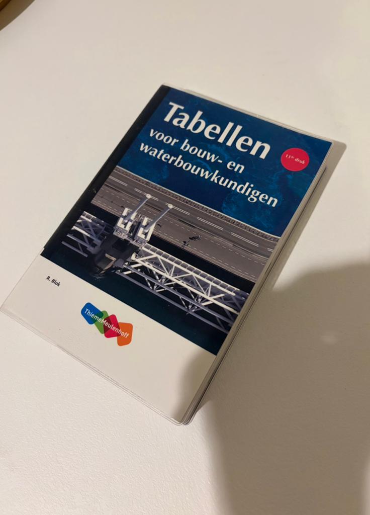 R. Blok - Tabellen voor bouw- en waterbouwkundigen, Ophalen of Verzenden, Zo goed als nieuw, R. Blok, Bouwkunde