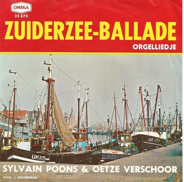 Single (1962) Sylvain Poons & O.Verschoor - Zuiderzee Ballad, Gebruikt, 7 inch, Ophalen of Verzenden, Fotohoes