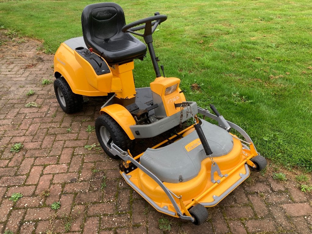 Stiga Park Ranger 95 Combi Honda 2 cilinder zitmaaier, Ophalen, Gebruikt, Stiga, Mulchfunctie