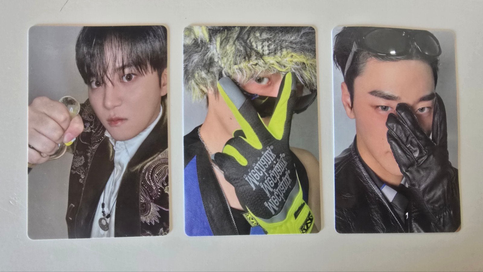 WTT Ateez Jongho, Mingi, San golden hour part 5 Hello82 pobs, Verzenden, Zo goed als nieuw, Foto of Kaart