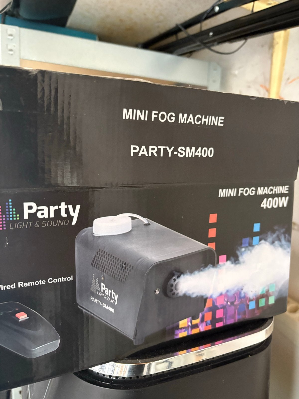 Mini Rookmachine PARTY-SM400  incl. ROOK, Ophalen, Gebruikt, Rookmachine