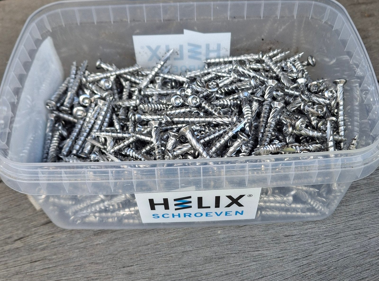 Helix Deck hardhoutschroeven RVS 410 torx, Doe-het-zelf en Verbouw, Schroeven, Nieuw, Ophalen of Verzenden, Minder dan 50 mm