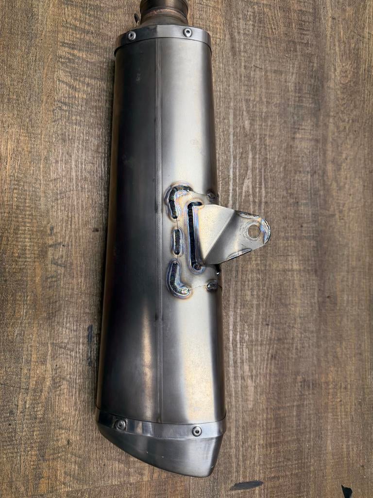 Arrow Slip-on Demper 48mm Aansluiting, Motoren, Ophalen of Verzenden, Gebruikt