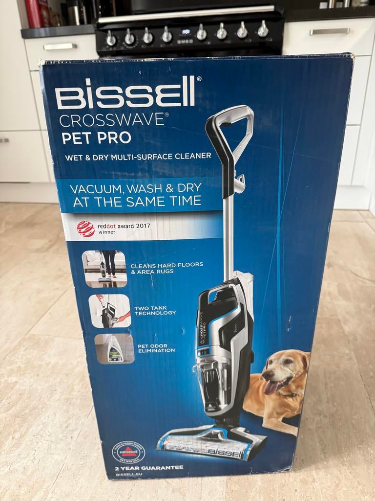 Nieuwe Bissell Crosswave Pet Pro Nat- & Droogzuiger, Witgoed en Apparatuur, Stofzuigers, Nieuw, Ophalen of Verzenden, Waterstofzuiger