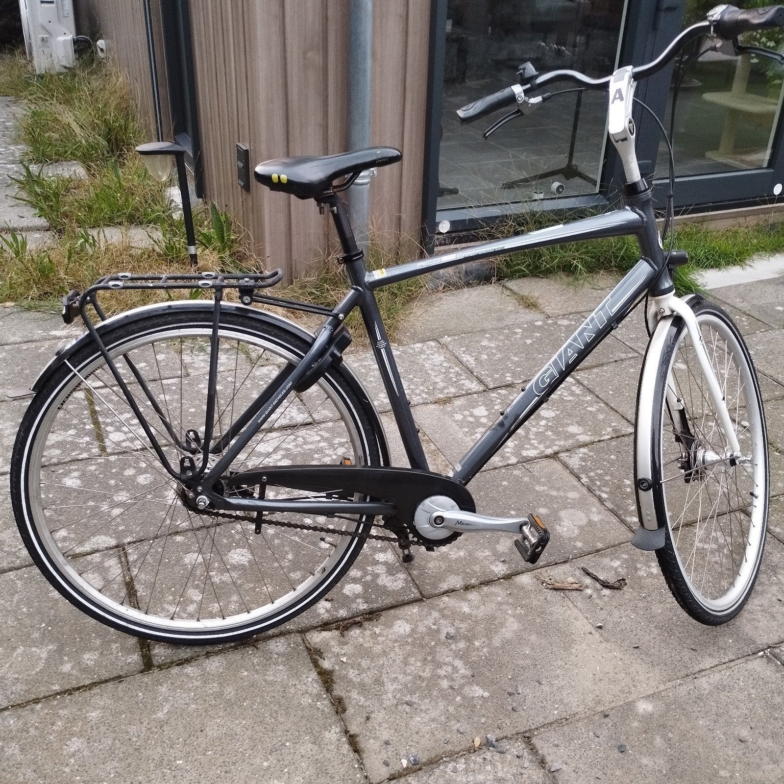 Giant City/Trekking fiets, framemaat 55, Versnellingen, 53 tot 56 cm, Gebruikt, Giant