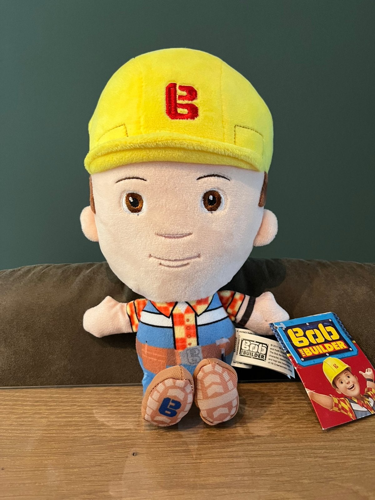 Leuke Bob de Bouwer knuffel 30cm, Kinderen en Baby's, Ophalen of Verzenden, Zo goed als nieuw, Overige typen