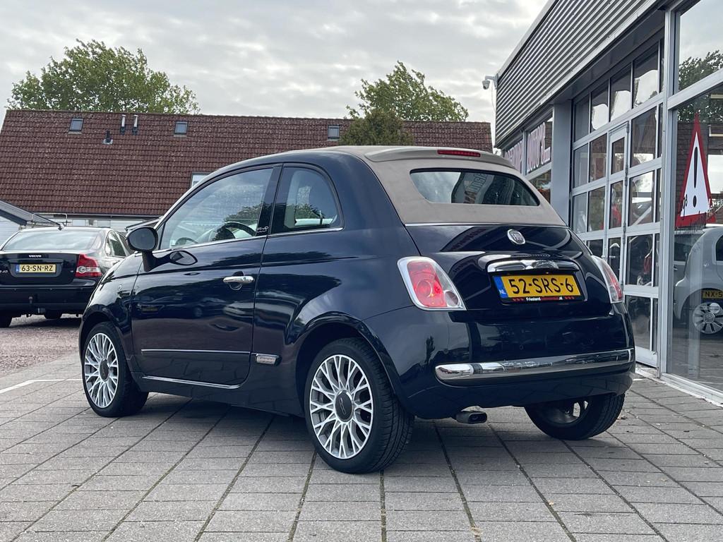 Fiat 500 C 0.9 TwinAir Lounge /Cabrio/Leder/Clima/LMV/APK 06, Euro 5, 86 pk, Gebruikt, 31 €/maand