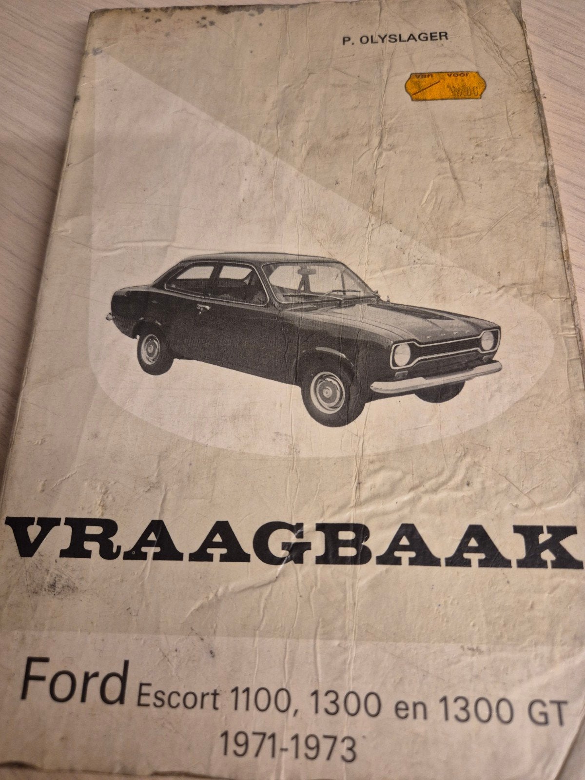 1971 1973 Ford Escort mk1 vraagbaak óók snelle Escort 1300GT, Ophalen of Verzenden