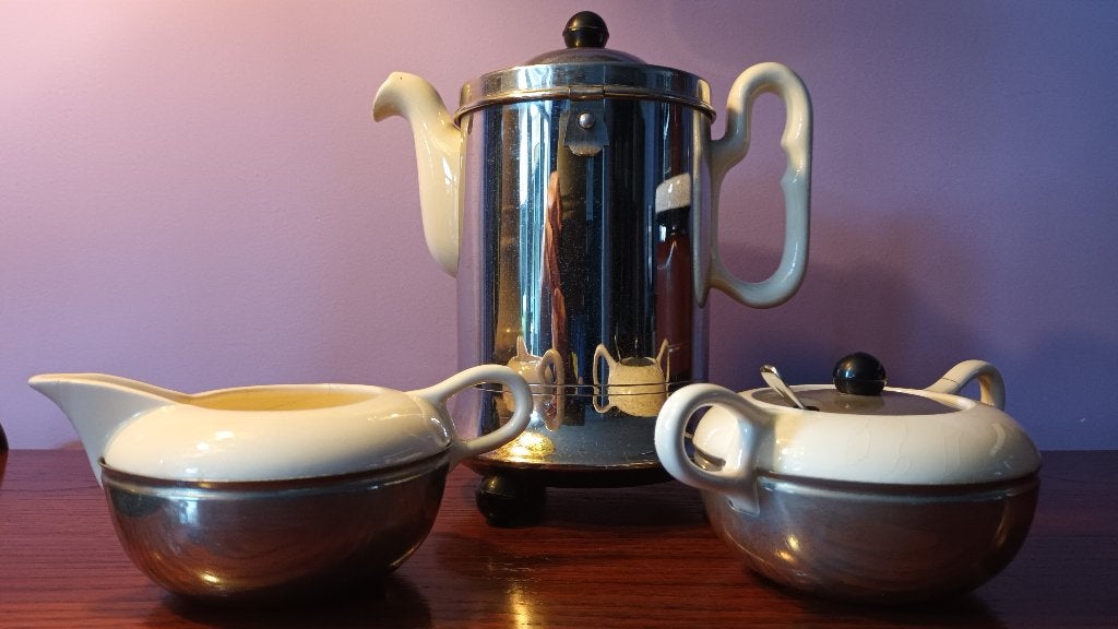 koffiekan Benraad vintage, Gebruikt, Overige typen, Ophalen of Verzenden, Overige stijlen