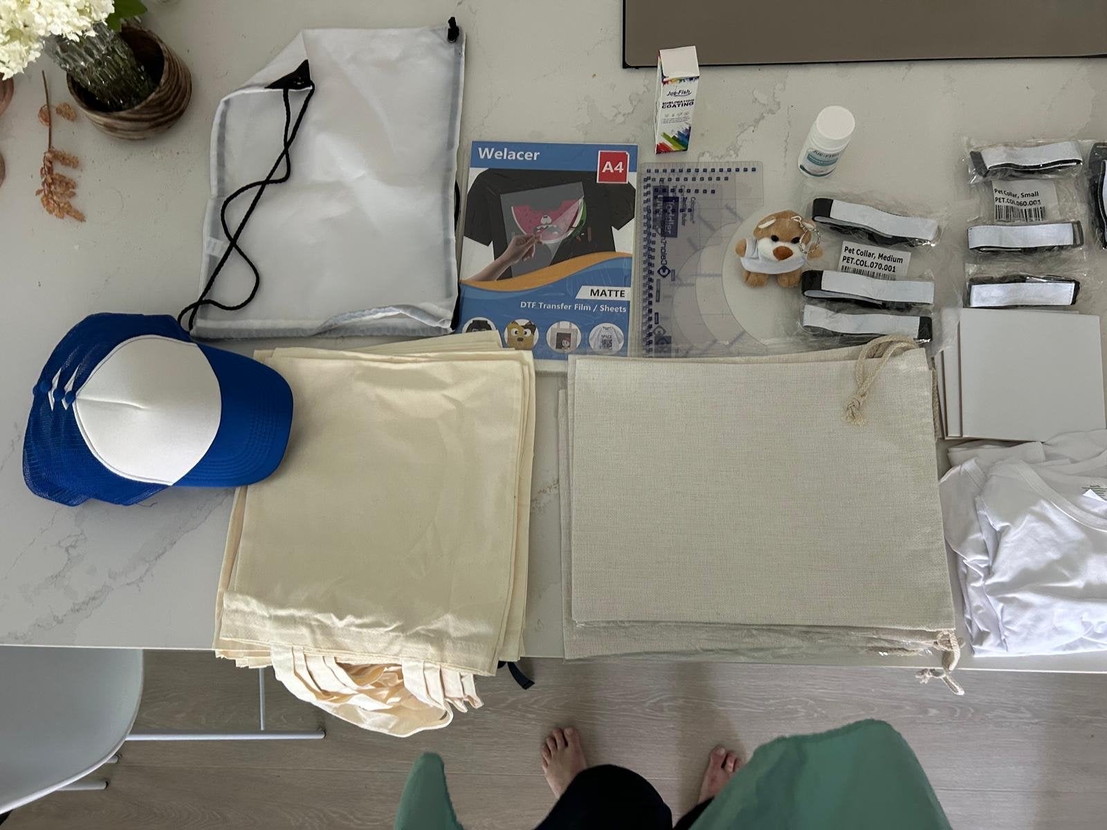 Sublimatie Starterspakket: 32 Mokken & Diverse Producten, Ophalen, Nieuw, Wit, Knutselmateriaal