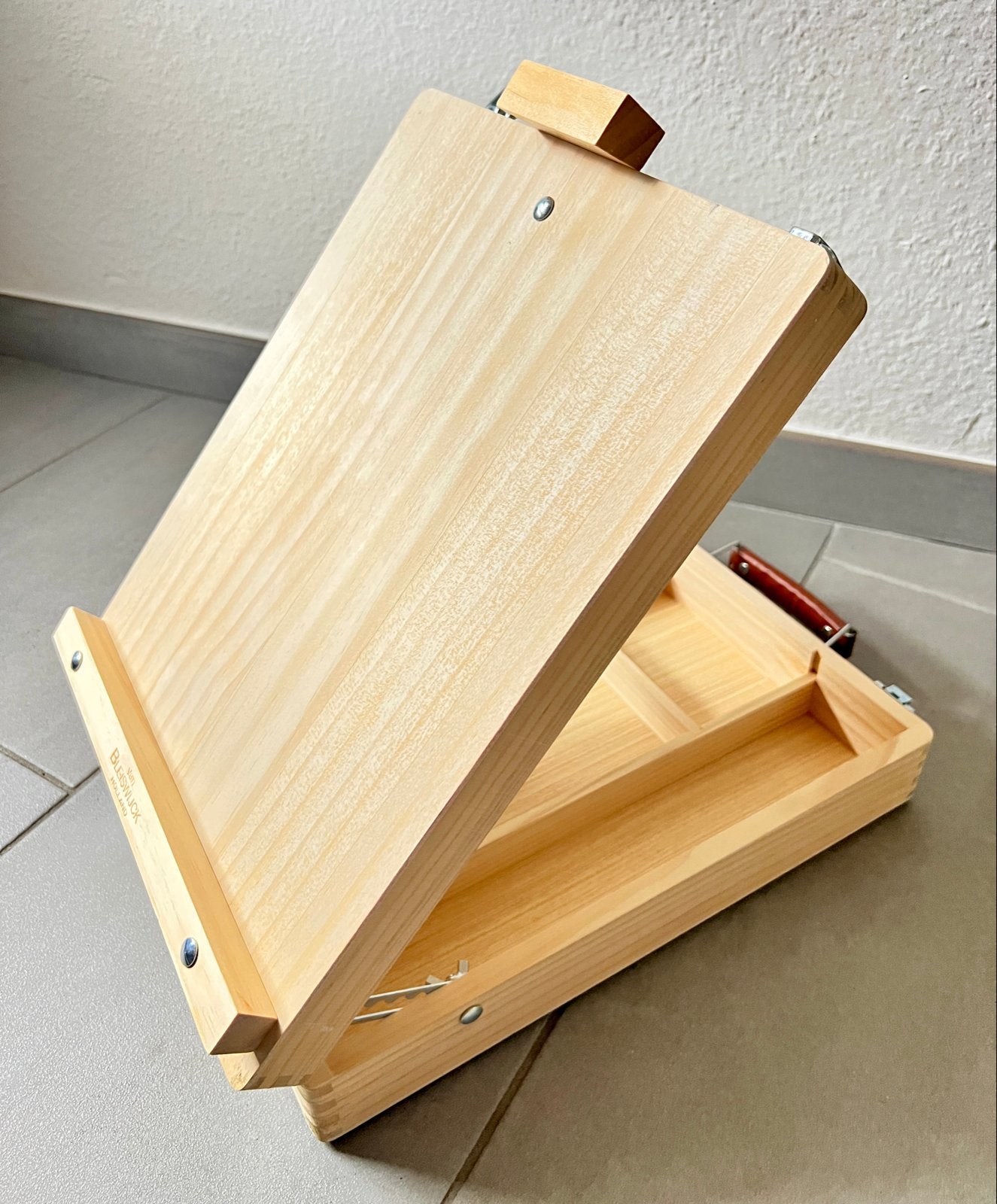 Tafelschetsdoos-Ezel hout Van Bleiswijck, Ophalen of Verzenden, Nieuw, Ezel