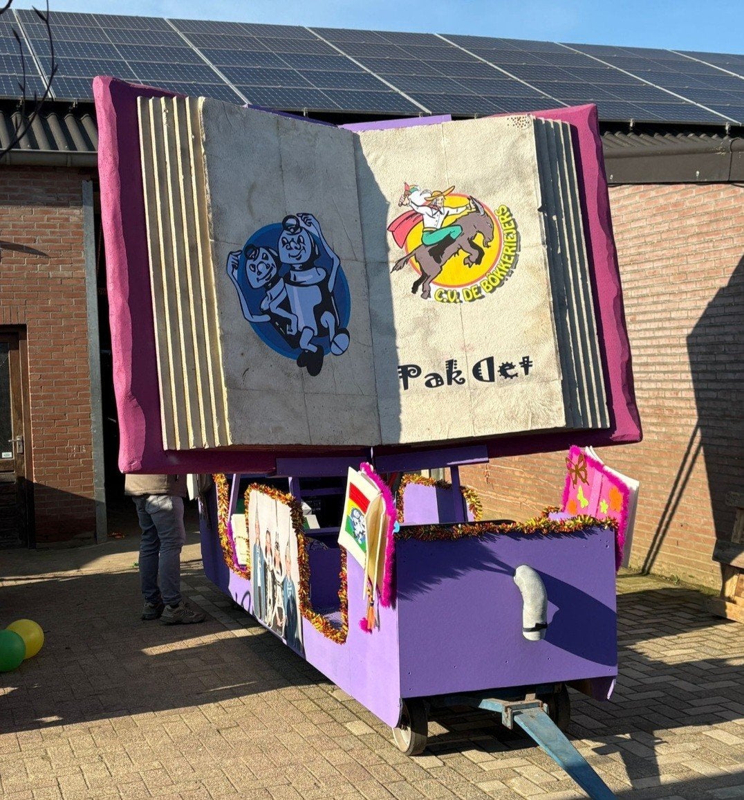 Groot boek, Carnaval loopgroep, Ophalen, Gebruikt, Carnaval
