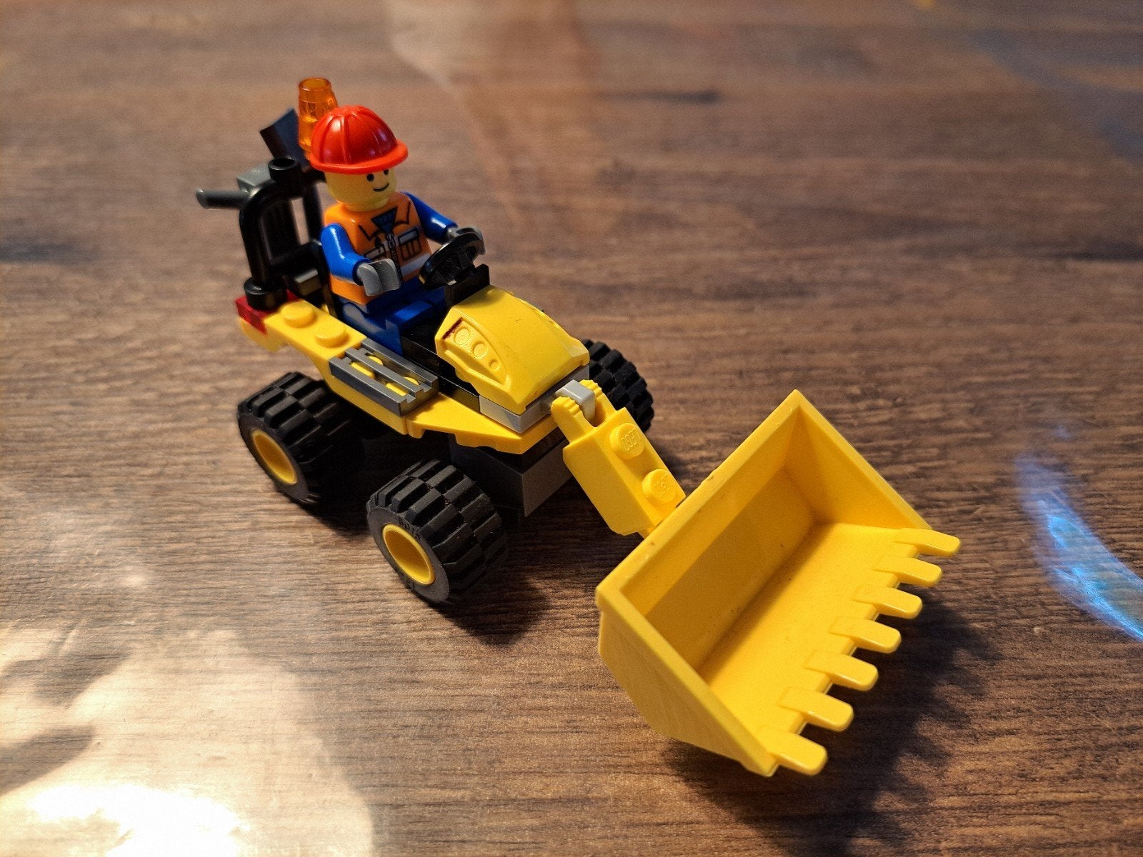 Lego City 7246 Mini Graaflaadcombinatie met Minifiguur, Compleet, Lego, Ophalen of Verzenden, Complete set