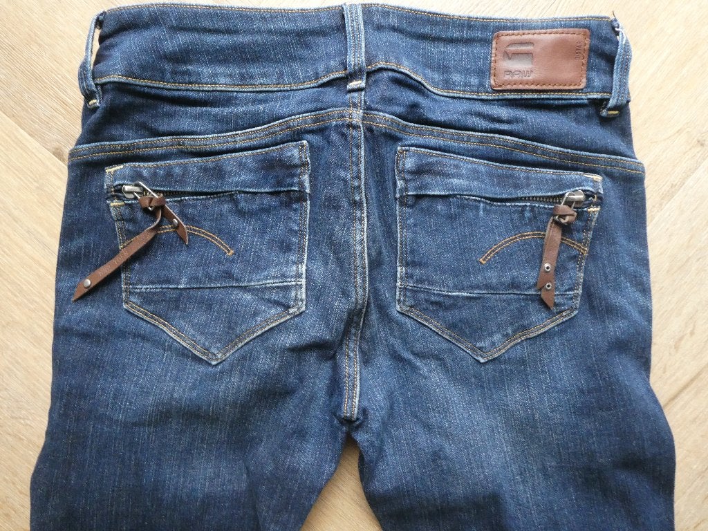 Mooie Gstar Midge Cody Mid Skinny wmn spijkerbroek, 26-32, Blauw, Ophalen of Verzenden, Zo goed als nieuw, W30 - W32 (confectie 38/40)