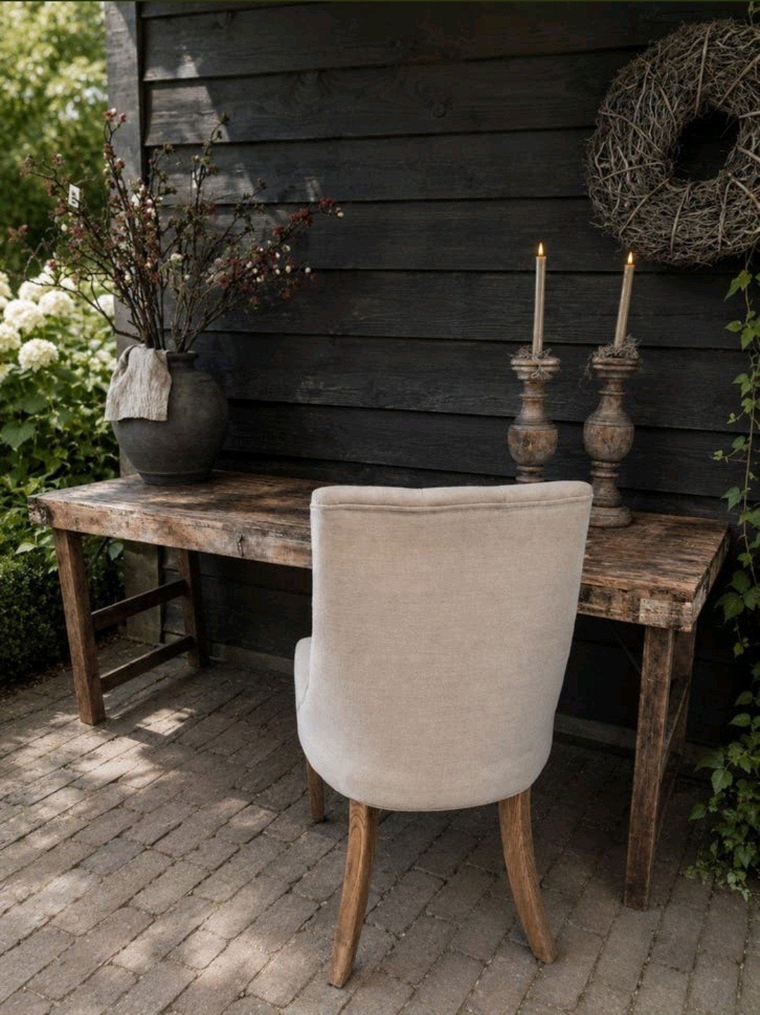 Oude indische markttafel eettafel sidetable bezorgen mogelij, Ophalen of Verzenden