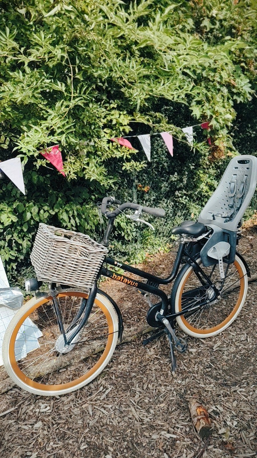 Batavus Quip mamafiets met Yepp kinderzitje en mand, Ophalen, Gebruikt, Versnellingen, Batavus