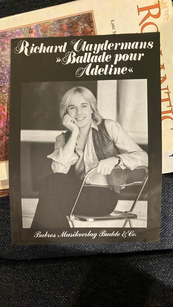 Richard Clayderman - Ballade pour Adeline bladmuziek, Ophalen of Verzenden, Zo goed als nieuw, Artiest