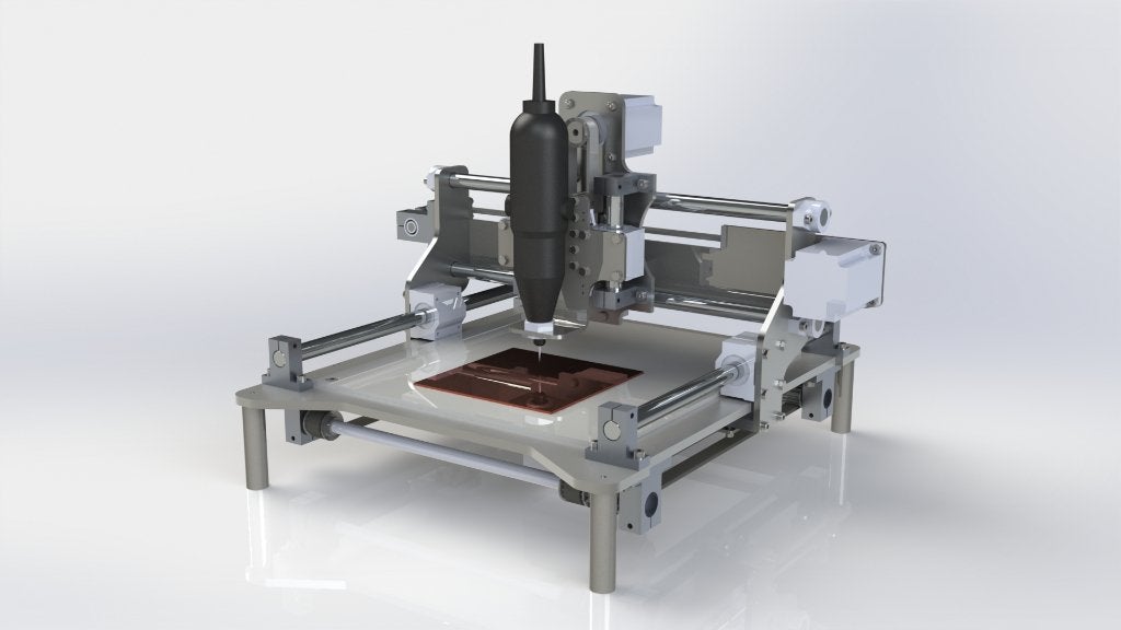 CNC  PORTAAL BOOR / FREES MACHINE, Doe-het-zelf en Verbouw, Ophalen, Gebruikt, Elektrisch, Bovenfrees