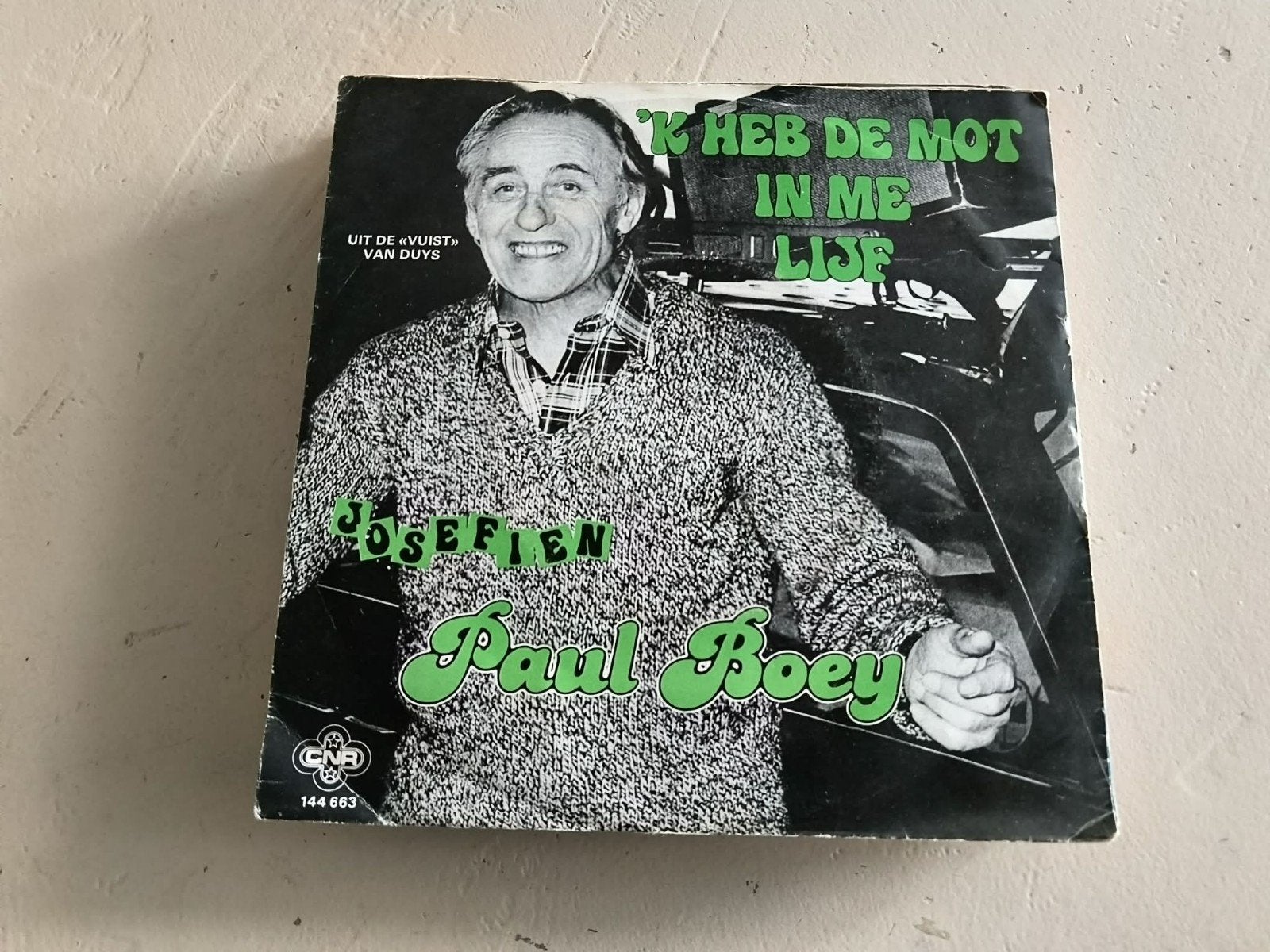 Paul Boey - Josefien / Ik Heb De Mot In Me Lije Single, Ophalen of Verzenden, Gebruikt, Schlager, Single