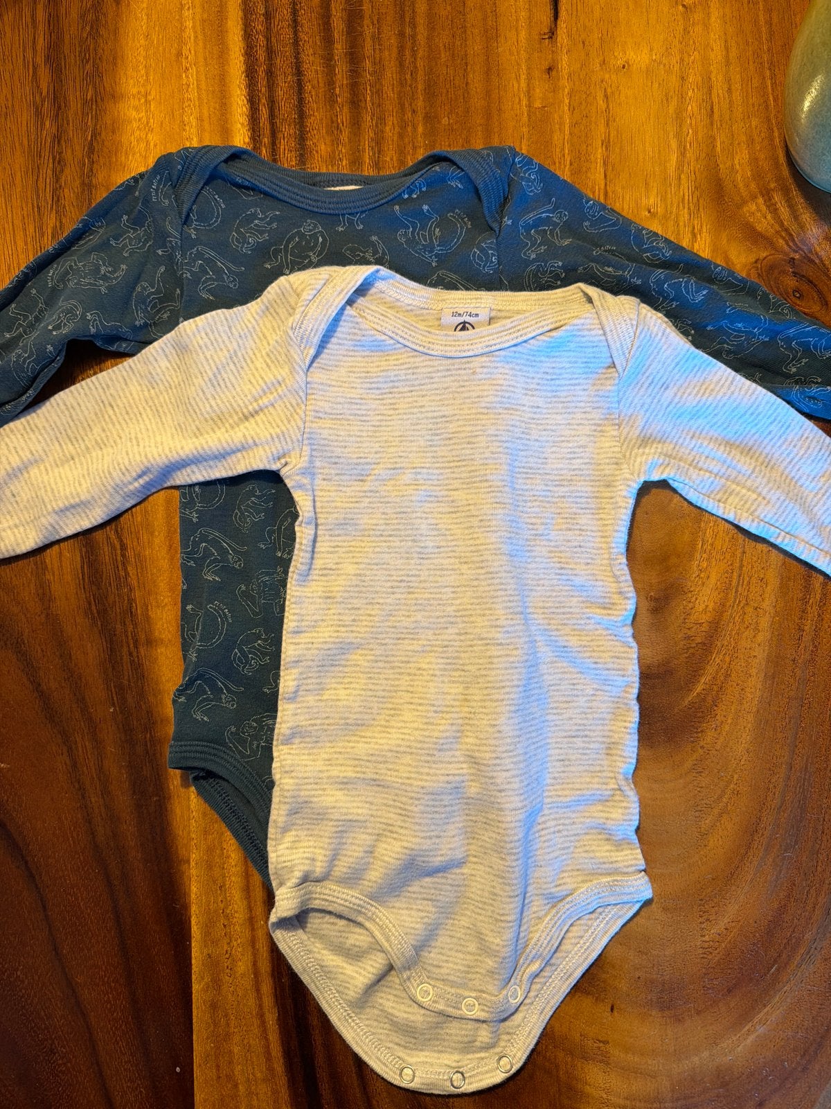 2x Petit Bateau Romper 74cm - Zo goed als nieuw, Kinderen en Baby's, Ophalen of Verzenden, Zo goed als nieuw, Jongetje of Meisje