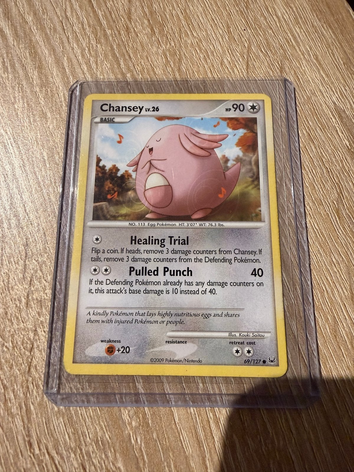 Pokémon Kaart Chansey LV.26 (69/127), Ophalen, Gebruikt, Losse kaart