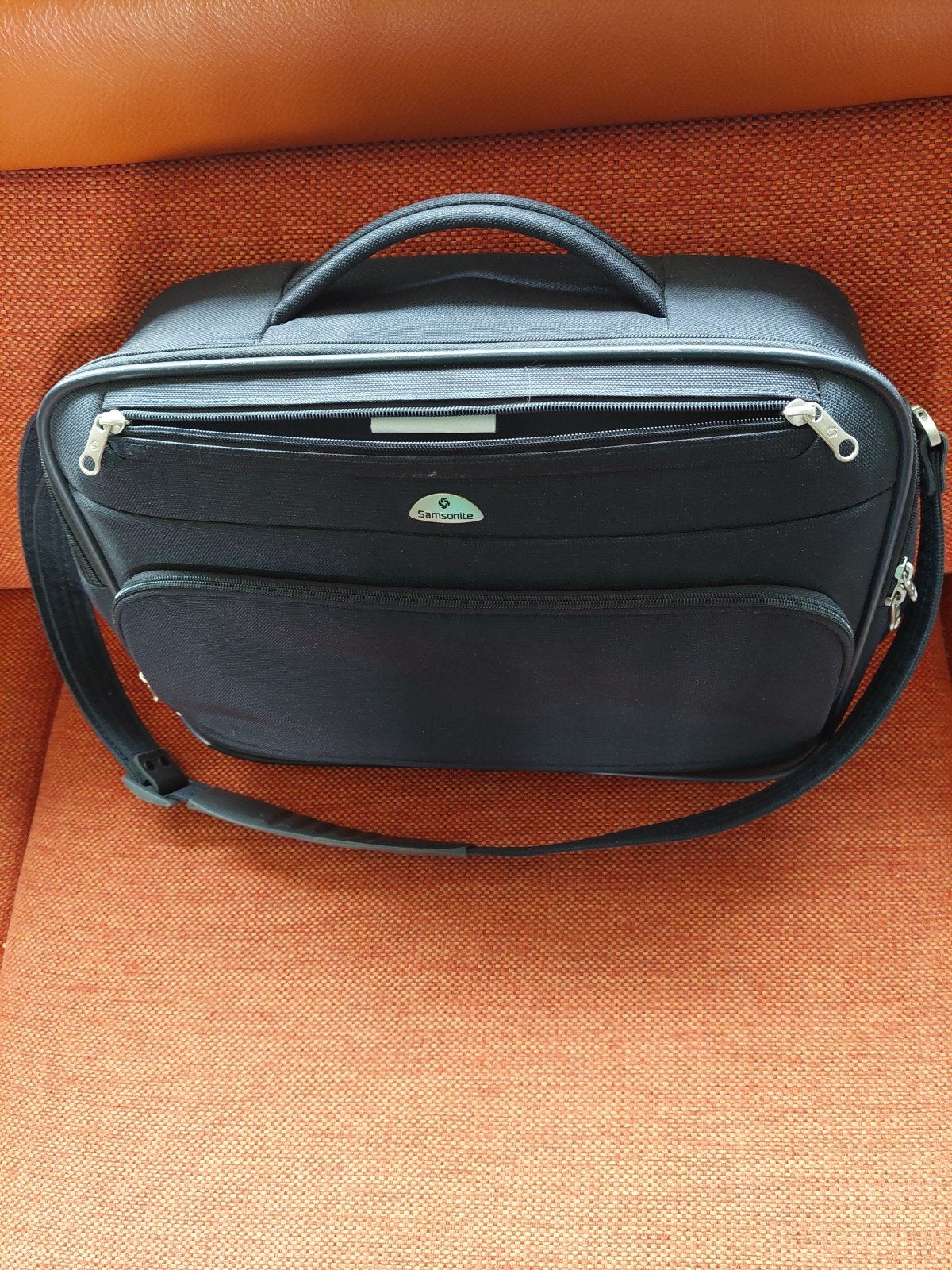 Samsonite laptoptas/aktetas - Zwart, zo goed als nieuw, 40 tot 60 cm, 30 cm of meer, Zwart, Minder dan 35 cm