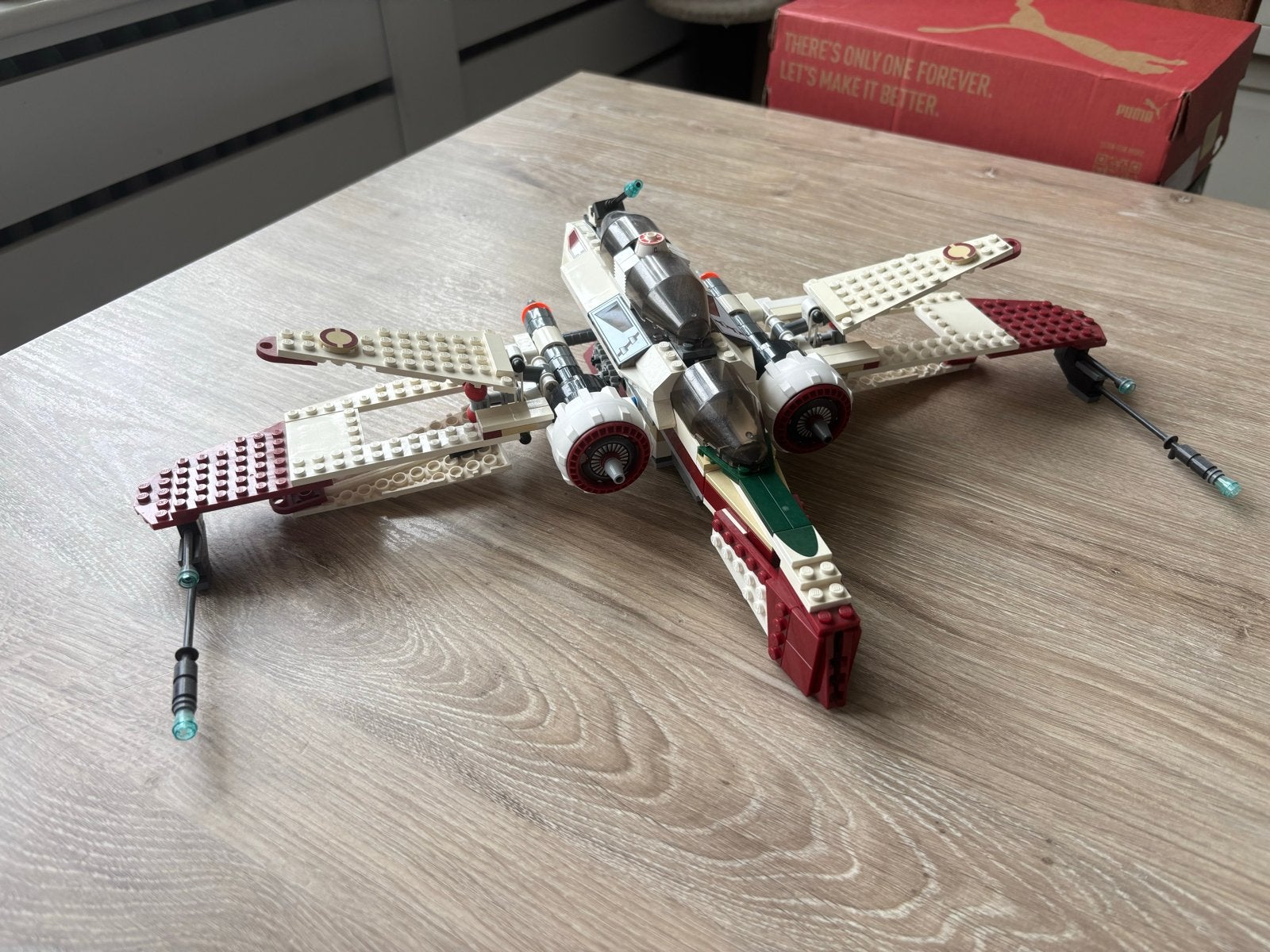 Lego Star Wars 8088 ARC-170 Starfighter (verkleurd), Ophalen of Verzenden, Gebruikt
