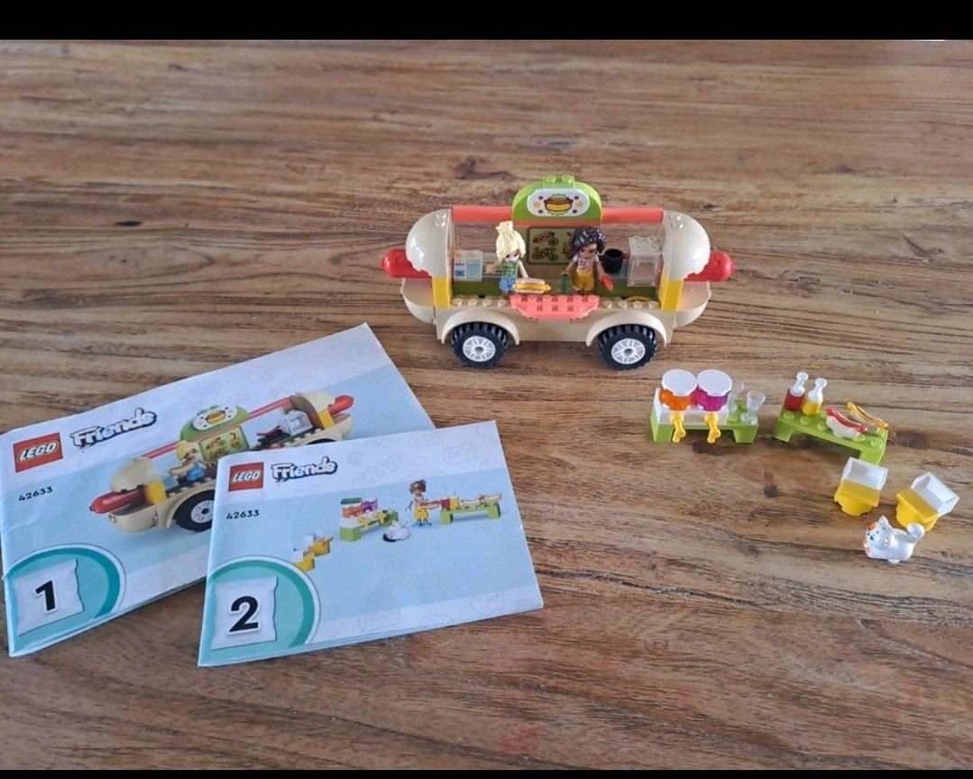 Lego Friends 42633 Hotdog kraam, Inclusief instructies, Lego, Friends, Ophalen of Verzenden